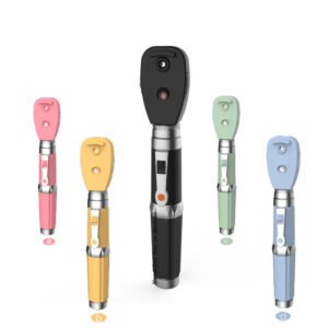 convenient rechargeable ophthalmoscope imported light bulb with mesh ophthalmic equipment